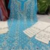 Georgette_kurti_with_mirror_and_chikankari_work