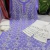 Georgette_kurti_with_mirror_and_chikankari_work