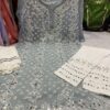 Georgette_kurti_with_mirror_and_chikankari_work