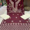 Georgette_Mahi_daman_kurti_with_chikankari_work