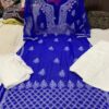 Georgette_Mahi_daman_kurti_with_chikankari_work