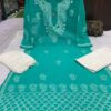 Georgette_Mahi_daman_kurti_with_chikankari_work