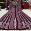 Georgette_front_open_anarkali_kurti_with_chikankari_work