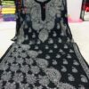 Georgette_side_jhaad_kurti_with_chikankari_work