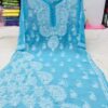 Georgette_side_jhaad_kurti_with_chikankari_work