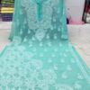 Georgette_side_jhaad_kurti_with_chikankari_work