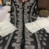 Georgette_a_line_kurti_with_mirror_nd_chikankari_work