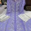 Georgette_a_line_kurti_with_mirror_nd_chikankari_work
