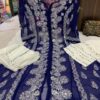 Georgette_a_line_kurti_with_mirror_nd_chikankari_work