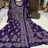 Georgette_panel_angrakha_kurti_with_chikankari_work