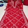 Georgette_kurti_with_chikankari_work
