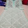 Georgette_kurti_with_chikankari_work