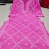 Georgette_kurti_with_chikankari_work