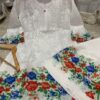 Teri_voil_Cotton_kurti_gharara_set_with_chikankari_work