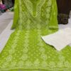Georgette_keel_buta_kurti_with_chikankari_work