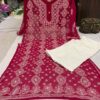 Georgette_keel_buta_kurti_with_chikankari_work