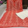 Georgette_keel_buta_kurti_with_chikankari_work
