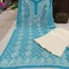 Georgette_keel_buta_kurti_with_chikankari_work
