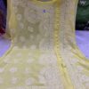 Georgette_short_angrakha_top_kurti_with_chikankari_work