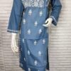Pure_cotton_angrakha_kurti_with_chikankari_work