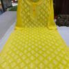 Georgette_buti_jaal_kurti_with_chikankari_work