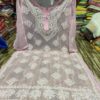 Georgette_davan_buta_kurti_with_chikankari_work