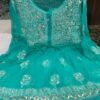 Georgette_short_kurti_gown_&_gota_with_chikankari_work