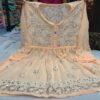 Georgette_short_kurti_gown_&_gota_with_chikankari_work