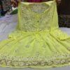 Georgette_short_kurti_gown_&_gota_with_chikankari_work