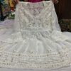 Georgette_short_kurti_gown_&_gota_with_chikankari_work
