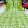 Georgette_rose_jaal_kurti_with_chikankari_work