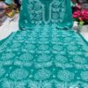 Georgette_rose_jaal_kurti_with_chikankari_work