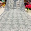 Georgette_rose_jaal_kurti_with_chikankari_work
