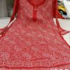 Voil_Cotton_jaal_kurti_with_chikankari_work