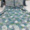 Mul_Mul_printed_cotton_gown_kurti_with_chikankari_work