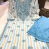 Cotton_kurti_with_pant_set_with_chikankari_work