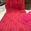 Cotton_kurti_with_pant_set_with_chikankari_work