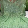Georgette_dye_short_gown_kurti_with_chikankari_work