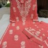 Rayon_kurti_with_pant_set_with_chikankari_work