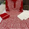 Georgette_faizia_stol_top_kurti_with_chikankari_work