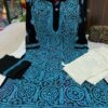 Georgette_faizia_stol_top_kurti_with_chikankari_work