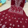 Exclusive_Lucknowi_chikankari_modal_kurti_&_gharara_set