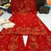 Georgette_kurti_&_Sharara_with_chikankari_work