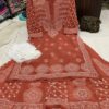 Georgette_kurti_&_Sharara_with_chikankari_work