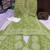 Georgette_kurti_&_Sharara_with_chikankari_work