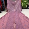 Georgette_resham_thread_dye_a_line_kurti_with_chikankari_work