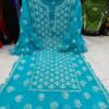 Georgette_bell_sleeves_kurti_with_mukesh_and_chikankari_work