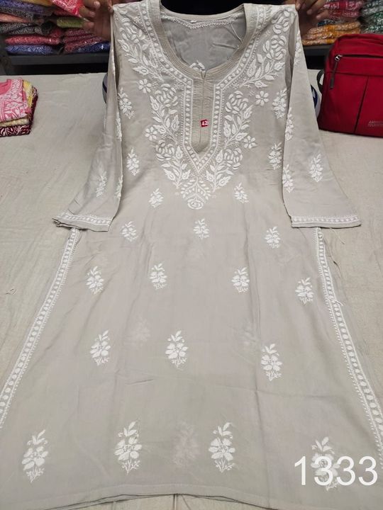 Modal_rose_gala_buti_kurti_with_chikankari_work