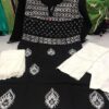 Cotton_pintex_gala_kurti_with_chikankari_work
