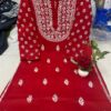 Cotton_pintex_sleeves_kurti_with_chikankari_work